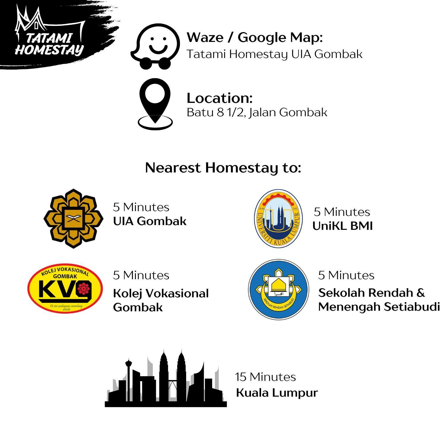 Homestay Gombak - Tatami Homestay กัวลาลัมเปอร์ ภายนอก รูปภาพ